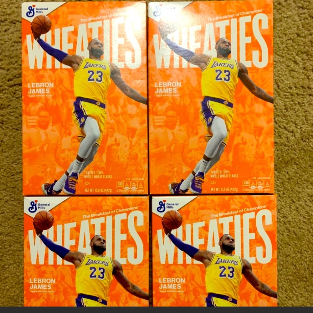 Lebron Wheaties Collectables